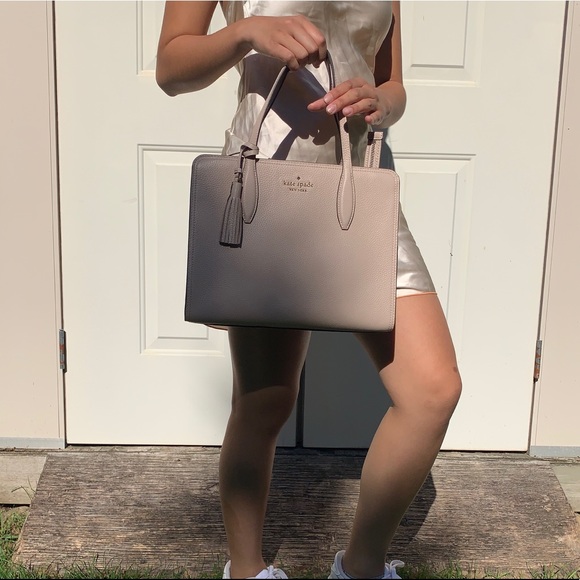 SOLD NWT Kate Spade Medium Tan Satchel - Picture 2 of 3